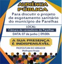 Audiência Publico sobre o Projeto do Esgotamento Sanitário