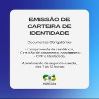 Câmara de Parelhas realiza emissões de identidades