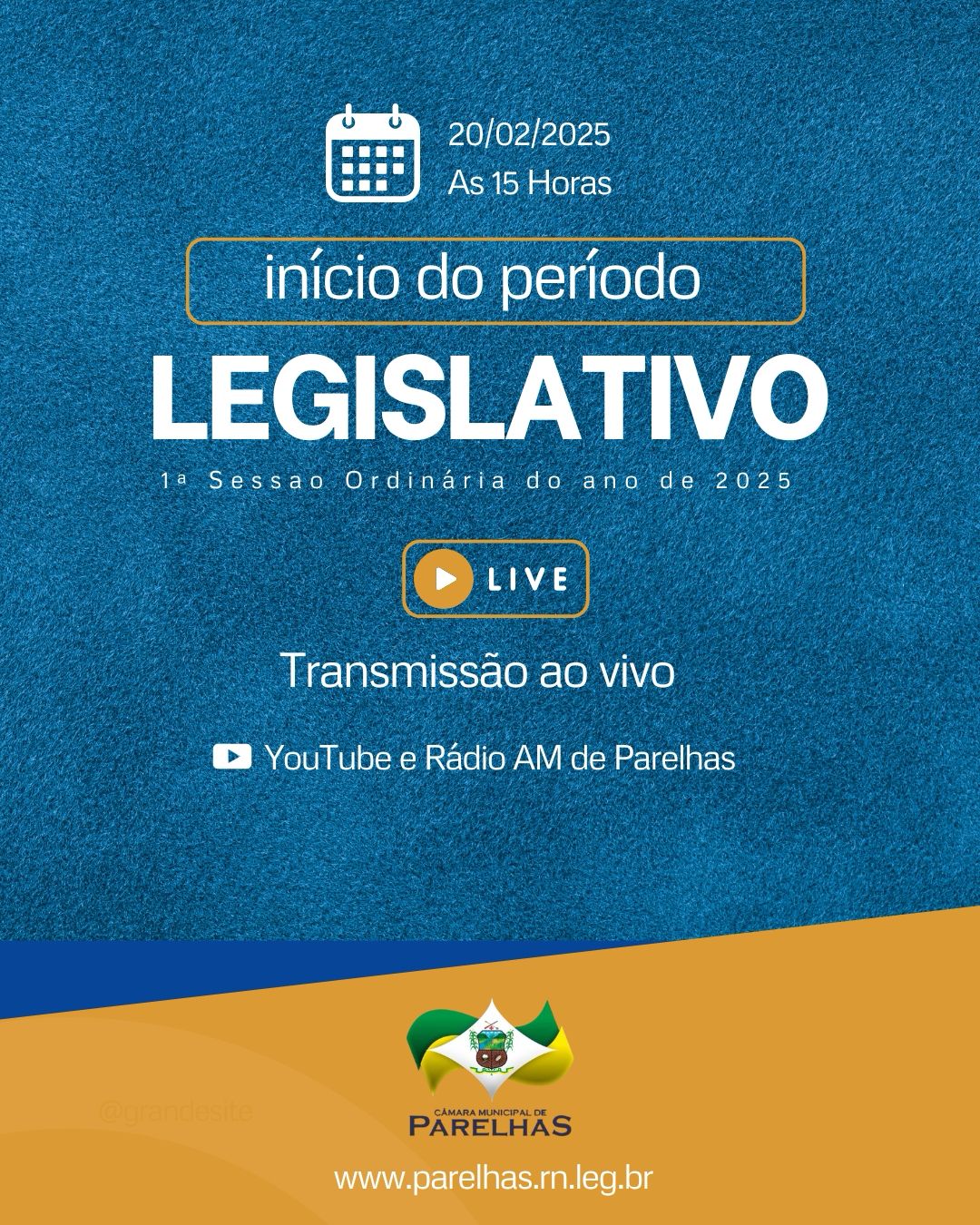 Início do Período Legislativo de 2025