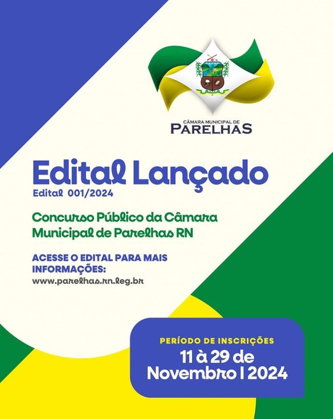 Lançado o Edital do Concurso